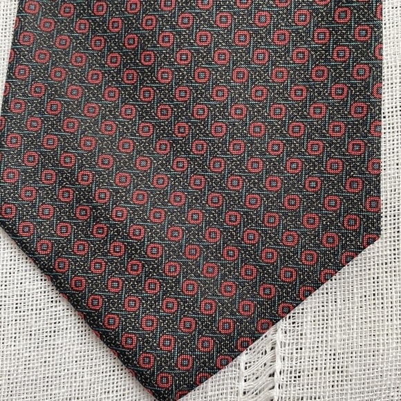 Isaco Italian retro silk tie. - Picture 6 of 8